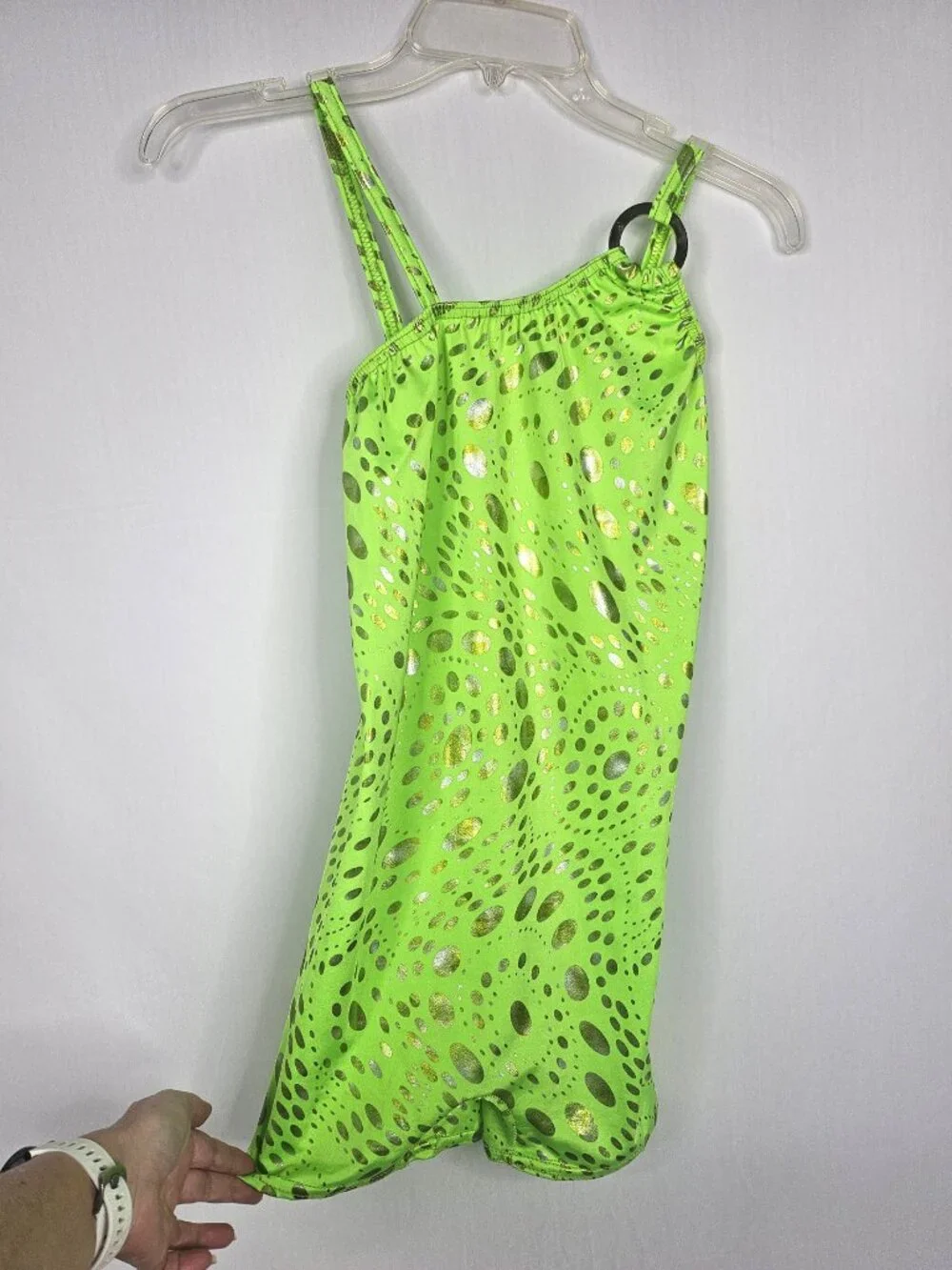 Costume Gallery | Girls Lime Green Dance Costume | Jazz Recital | Child M